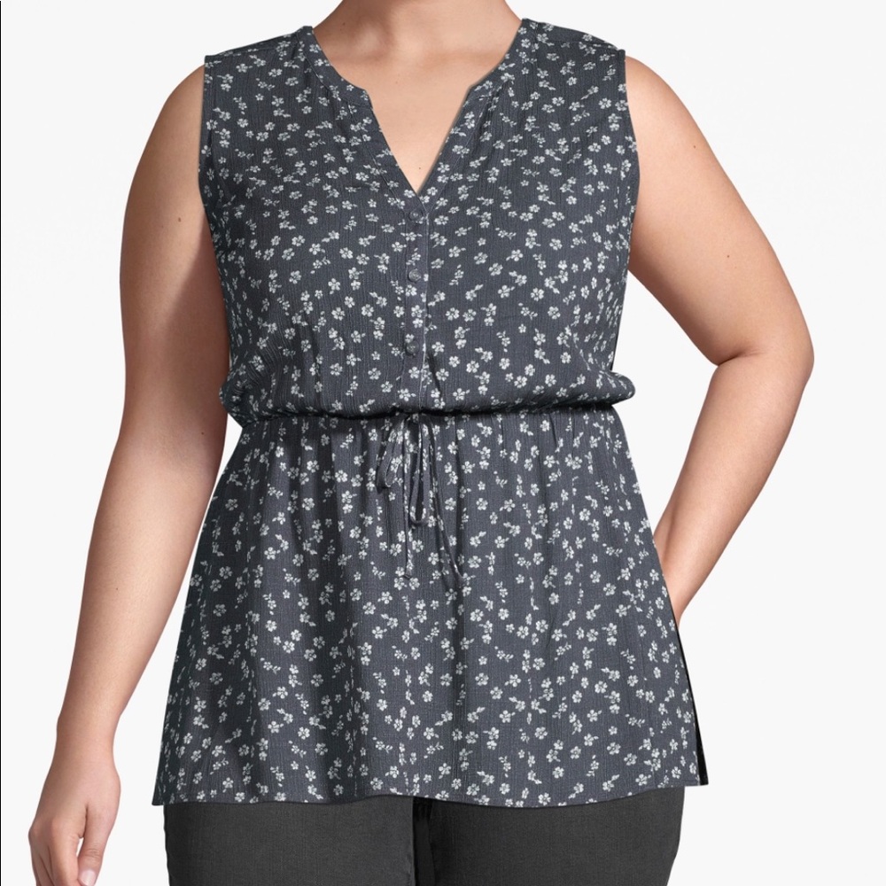 NEW, NEVER WORN.  Tie-waist Tank